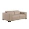 Homeroots 80in Cream and Brown Leather Power Reclining Loveseat 720533 - alternate 6