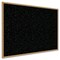 Ghent Recycled Bulletin Board, Oak Wood Frame, 4'H x 6'W, Confetti WTR46-CF - alternate 1
