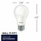 Bulbrite LED Filament PK of 25, 8.5 W Non-Dimmable A19 Light Bulb with Frost Finish and Medium Screw E26 Base 774251 - alternate 5