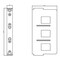 Siemens Busbar system accessories Busbar center-to-center spacing 60 mm Busbar 8US1943-3AA00 - alternate 3