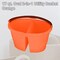 Tuff Stuff Products 17 qt Oval 2in1 Utility Bucket Orange OB17OR - alternate 3
