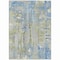 Homeroots 10' X 14' Sky Blue And Gray Abstract Washable Indoor Outdoor Area Rug 632142 - alternate 9
