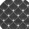 Homeroots 8' Black Gray And Ivory Round Geometric Washable Indoor Outdoor Area Rug 594685 - alternate 6
