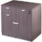 Boss 31" W 4 Drawer Combo File Cabinet, Driftwood, Letter/Legal N114-DW - alternate 1