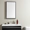Homeroots 42" Black Bathroom Vanity Mirror 607217 - alternate 1