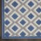 Homeroots 6' X 9' Blue And Gray Geometric Indoor Outdoor Area Rug 546852 - alternate 7