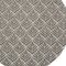 Homeroots 8' Charcoal Round Floral Indoor Outdoor Area Rug 527643 - alternate 7