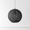 Jonathan Y Lacey 16 in. 1-Light Modern Bohemian Woven Paper Rope Round Globe LED Pendant, Black JYL1135B - alternate 9