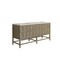 James Martin Vanities Emmeline 72" Double Vanity, Pebble Oak, w/ 3 CM Siberian Silestone Top w/FreePower Wireless Charger D100-V72-PBO-FSFR - alternate 6