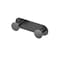 Gatco Glamour All Modern Decor 6.5" Double Robe Hook, Matte Black 1281MX - alternate 1