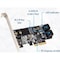 Syba Multimedia SYBA Multimedia SI-PEX40138 4 Port Non-Raid SATA III 6Gbps & M.2 B Key 2242 PCI-e x4 Controller Card SI-PEX40138 - alternate 3