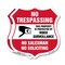 Signmission No Trespassing Sign This Property Is Pro, 18 inch X 18 inch, Plastic Sign, 2PK SHI-P-2PACK-18-425 - alternate 1