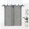 Sartodoors Slab Barn Door Panel, Planum 0017 Concrete and Aluminum Strips, Sturdy Finished Flush Modern Doors,  PLANUM0017S-BTN-3084 - alternate 1