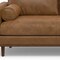 Homeroots 102" Brown Leather Sofa 641037 - alternate 5