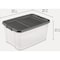 Sterilite 76 Qt./72L Flat Gray Stacker Storage Tote 14763V06 - alternate 3