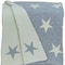 Homeroots Gray And White Stars Knitted Throw Blanket 383184 - alternate 6