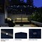 Pure Garden Patio Umbrella w/ Lights 10 ft Outdoor Sun Shade Canopy w/ 32 Solar LEDs UV 30+ Protection 50-LG1425 - alternate 4