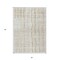 Homeroots 3' X 5' Ivory Brown And Gold Striped Washable Indoor Outdoor Area Rug 597397 - alternate 5
