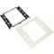 Legrand Device Plate, Gray, Steel, Plates G4047C-2 - alternate 1