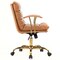 Leisuremod Regina Modern Executive Leather Office Chair, Saddle Brown RO19SBRL - alternate 6