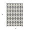 Homeroots 5' X 8' Gray And Ivory Geometric Washable Indoor Outdoor Area Rug 577044 - alternate 6