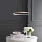 Jonathan Y Brice 15.75" Modern Contemporary Metal Round Dimmable Integrated LED Pendant, Beige JYL7202H - alternate 8