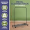 Lifemaster Metal Clothes Rack, Rolling Garment Rack with Wheels, Black, 2PK LMCOATRA2X - alternate 6