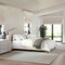 Martha Stewart Amelia Full Upholstered Platform Bed w/Curved Headboard and Cushioned Siderails, Wood Slat, Beige TW-3WDB02B-F-BG-MS - alternate 1