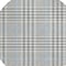 Homeroots 8' Gray Blue And Beige Round Plaid Washable Indoor Outdoor Area Rug 601484 - alternate 7