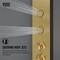 Vigo 59 in. H x 6 in. W 4-Jet Shower Panel System with Round Head and Hand Shower Wand in Brushed Gold VG08013MG - alternate 4