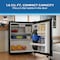 Avanti 1.6 Cu. Ft. Compact Refrigerator with Auto-Defrost, Black AVAR16F1B - alternate 6