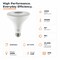Euri Lighting PAR38 LED Bulbs, 12W, 1050 lm, 100W Eq., 3000K, E26, Dimmable, CEC/JA8/UL, 2PK EP38-12W5000cec-2 - alternate 5