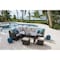 Hospitality Rattan Patio Ultra 5-Piece Sectional Dining Set with Cushions 890-3215F-GRY-5PC - alternate 3