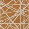 Homeroots 5' X 8' Copper And Beige Geometric Washable Indoor Outdoor Area Rug 600433 - alternate 5