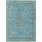 Homeroots 9' X 12' Aqua And Teal Blue Medallion Washable Indoor Outdoor Area Rug 616260 - alternate 8