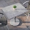 Flash Furniture 30" x 24" Outdoor Tabletop, Gray Faux Concrete, Seamless Surface Technology, 18" Round Silver Base ST-REC2430-CMGY-TR18S-GG - alternate 8