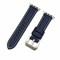 Elegani Nylon Band Compatible with Apple Watch 49mm, Blue/White, Silver/Black/Rose Gold/Yellow Gold Buckle NLPAM-BLUWHT-49 - alternate 1