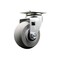 Service Caster 4 Inch Thermoplastic Rubber Wheel Swivel Caster with Roller Bearing SCC SCC-20S420-TPRRD - alternate 1