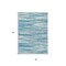 Homeroots 5' X 8' Teal Blue And Ivory Abstract Washable Indoor Outdoor Area Rug 613128 - alternate 7