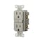 Eaton Wiring Devices Eaton Tamper-Resistant GFCI Receptacle, 125 V, 15 A, NEMA: NEMA 5-15R, Back, Side Wiring TRGF15SG-BX-L - alternate 5