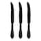 Smarty Had A Party Black Baroque Disposable Plastic Dinner Knives, 480PK 8320-B-CASE - alternate 5