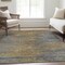 Homeroots 5' X 8' Brown Gold And Taupe Abstract Washable Indoor Outdoor Area Rug 587201 - alternate 4