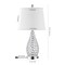 Jonathan Y Lily 22.25" Midcentury Modern Iron LED Table Lamp with USB Charging Port, Clear, 2PK JYL1110A-SET2 - alternate 7