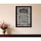 Homeroots Cabin Rules 6 Black Framed Print Wall Art 405140 - alternate 3