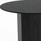 Homeroots 46" Black Solid Wood Pedestal Base Round Top Dining Table 721047 - alternate 5
