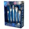 Gibson Home Bishop Hill 20 Piece Stainless Steel Floral Flatware Set in Matte Silver 138510.2 - alternate 1