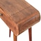 Homeroots 28" Brown Solid Wood Two Drawer Dresser 723823 - alternate 8
