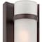 Homeroots Bronze and White Glass Wall Sconce 398546 - alternate 4