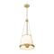 Z-Lite Madeline 4 Light Pendant, Modern Gold/White, 12 In W x 26.75 In H 1954P12-MGLD - alternate 5