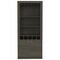 Homeroots 26in Dark Brown Laminate Bar Cabinet With Four Shelves 477752 - alternate 1